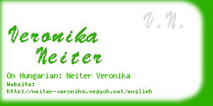 veronika neiter business card